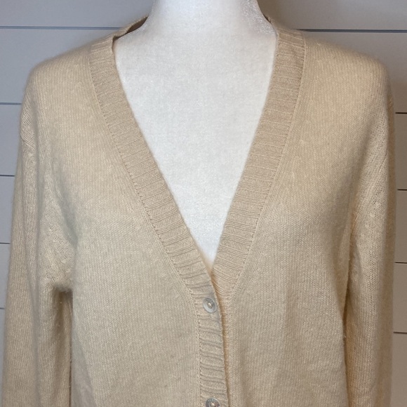 Reed Krakoff Cashmere Button Front Cardigan Sweater - Picture 3 of 16